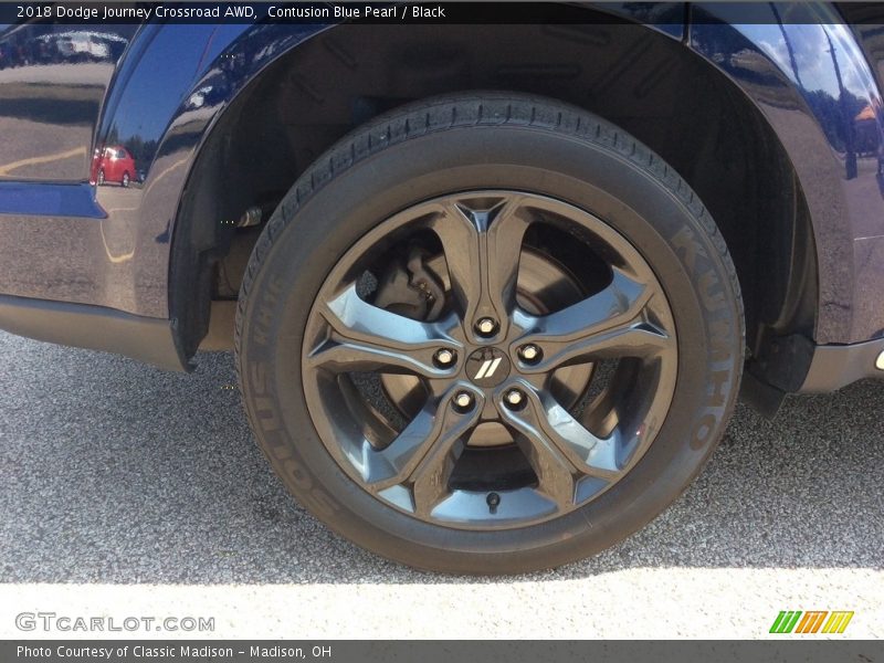 Contusion Blue Pearl / Black 2018 Dodge Journey Crossroad AWD