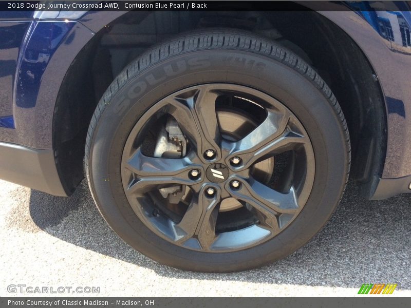 Contusion Blue Pearl / Black 2018 Dodge Journey Crossroad AWD
