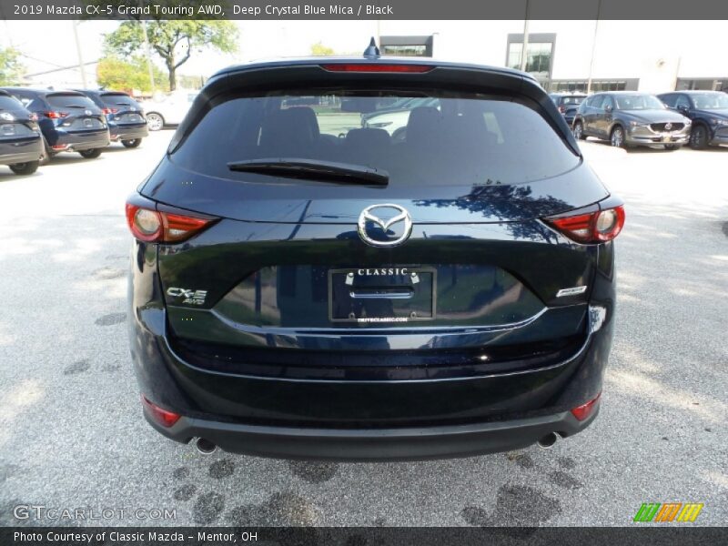 Deep Crystal Blue Mica / Black 2019 Mazda CX-5 Grand Touring AWD