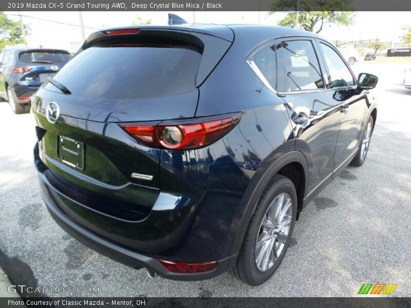 Deep Crystal Blue Mica / Black 2019 Mazda CX-5 Grand Touring AWD