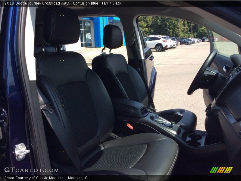 Contusion Blue Pearl / Black 2018 Dodge Journey Crossroad AWD