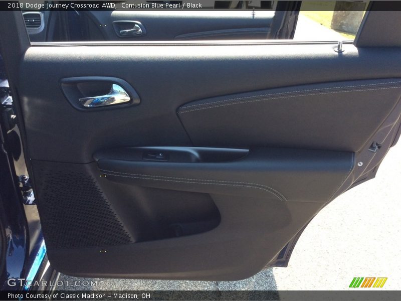 Contusion Blue Pearl / Black 2018 Dodge Journey Crossroad AWD