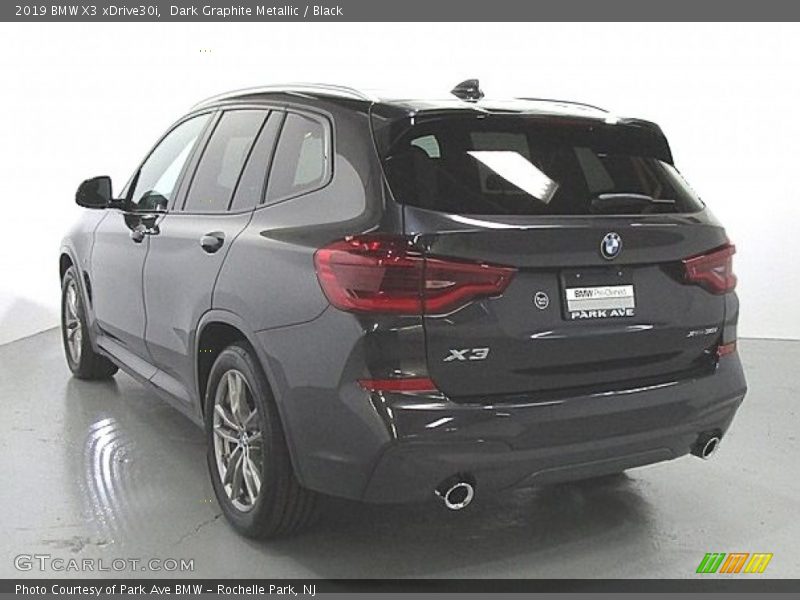Dark Graphite Metallic / Black 2019 BMW X3 xDrive30i