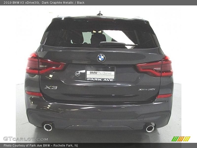 Dark Graphite Metallic / Black 2019 BMW X3 xDrive30i