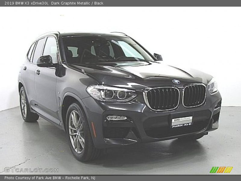 Dark Graphite Metallic / Black 2019 BMW X3 xDrive30i