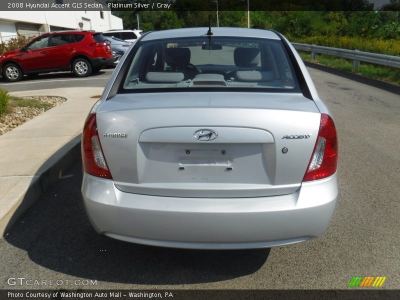 Platinum Silver / Gray 2008 Hyundai Accent GLS Sedan