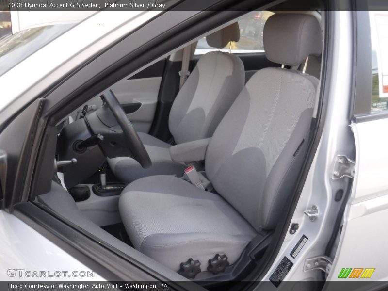 Platinum Silver / Gray 2008 Hyundai Accent GLS Sedan