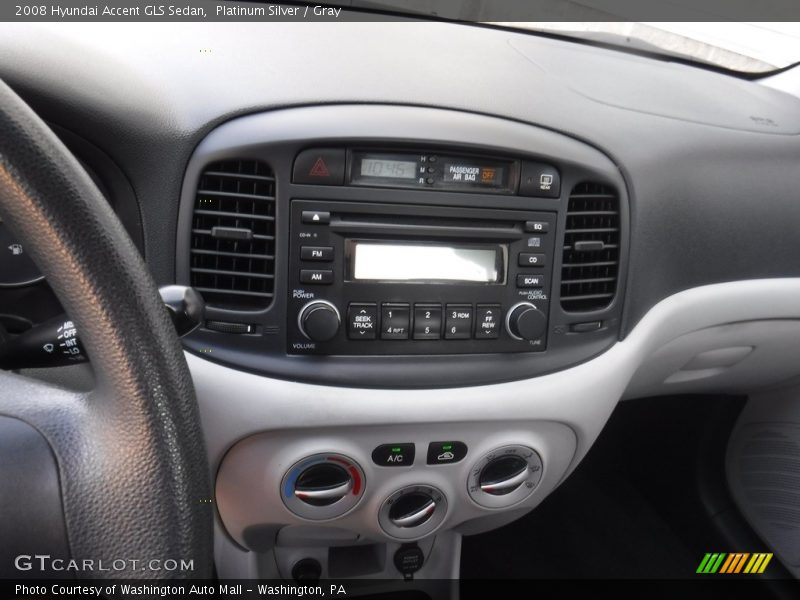 Platinum Silver / Gray 2008 Hyundai Accent GLS Sedan