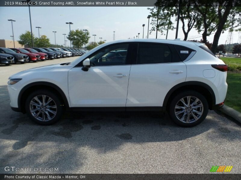 Snowflake White Pearl Mica / Black 2019 Mazda CX-5 Grand Touring AWD