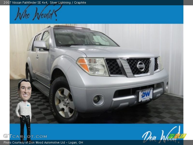 Silver Lightning / Graphite 2007 Nissan Pathfinder SE 4x4