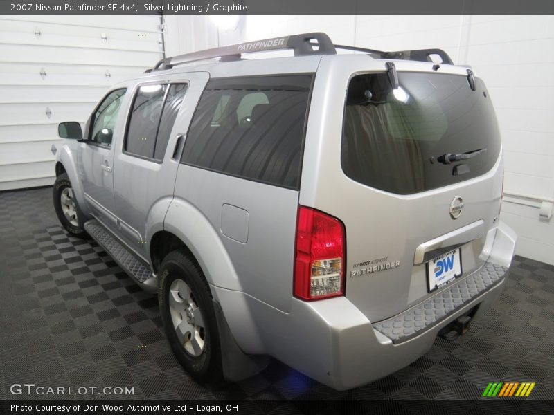 Silver Lightning / Graphite 2007 Nissan Pathfinder SE 4x4