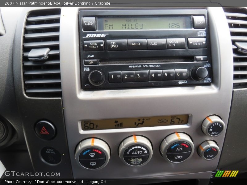 Silver Lightning / Graphite 2007 Nissan Pathfinder SE 4x4