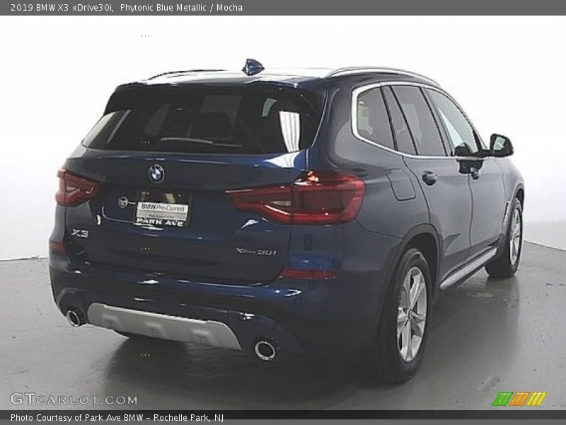 Phytonic Blue Metallic / Mocha 2019 BMW X3 xDrive30i