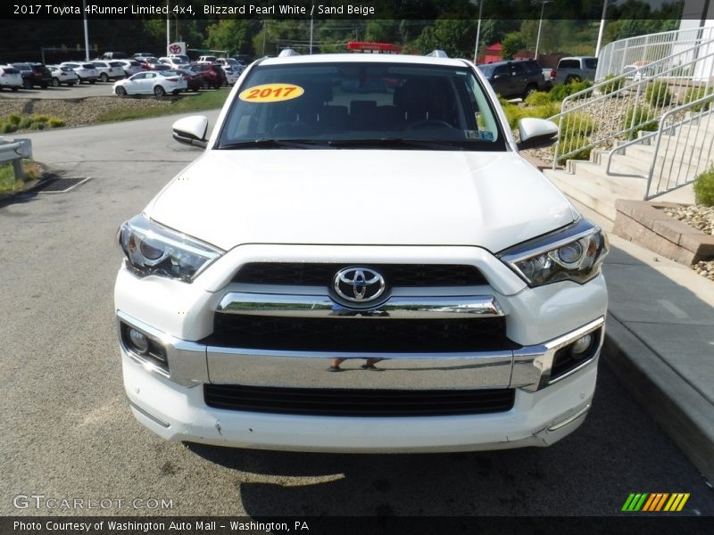 Blizzard Pearl White / Sand Beige 2017 Toyota 4Runner Limited 4x4