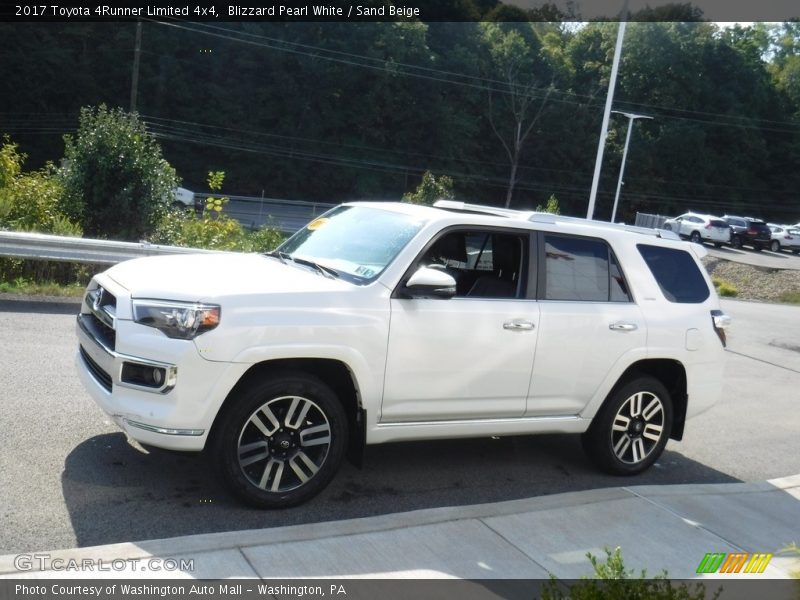 Blizzard Pearl White / Sand Beige 2017 Toyota 4Runner Limited 4x4