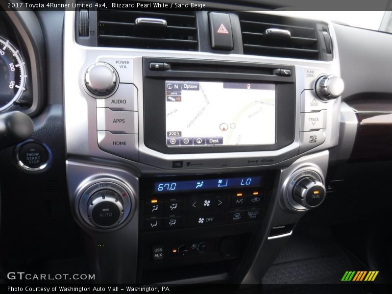 Blizzard Pearl White / Sand Beige 2017 Toyota 4Runner Limited 4x4