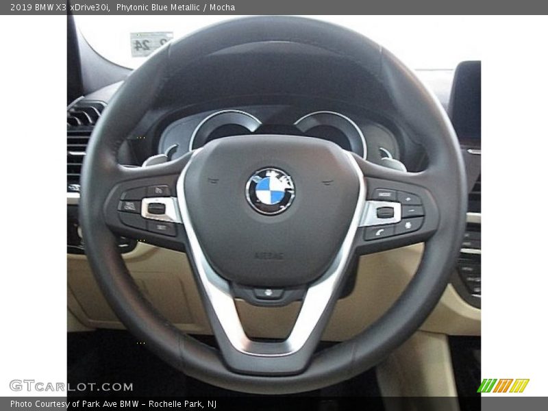 Phytonic Blue Metallic / Mocha 2019 BMW X3 xDrive30i