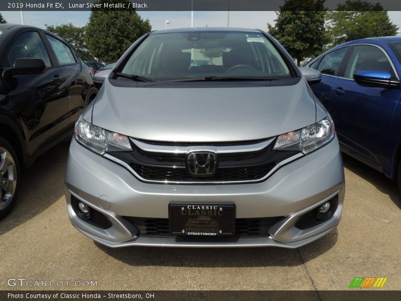 Lunar Silver Metallic / Black 2019 Honda Fit EX