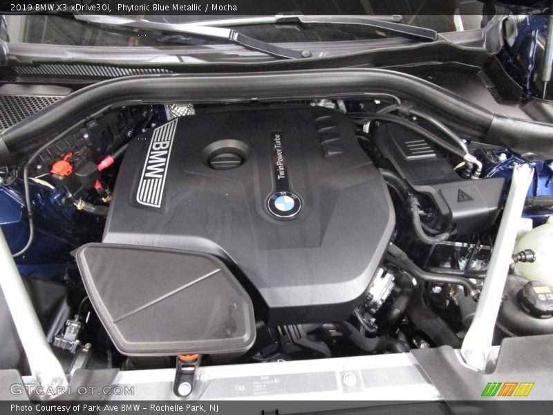 Phytonic Blue Metallic / Mocha 2019 BMW X3 xDrive30i