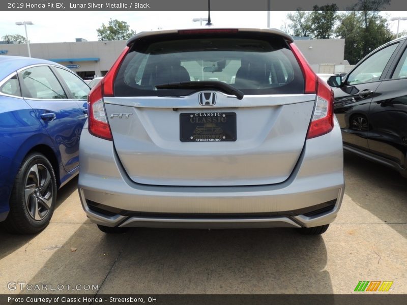 Lunar Silver Metallic / Black 2019 Honda Fit EX
