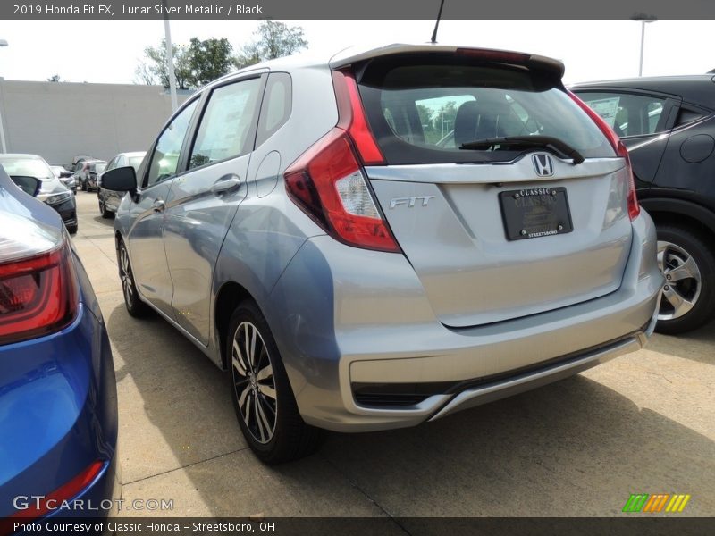Lunar Silver Metallic / Black 2019 Honda Fit EX