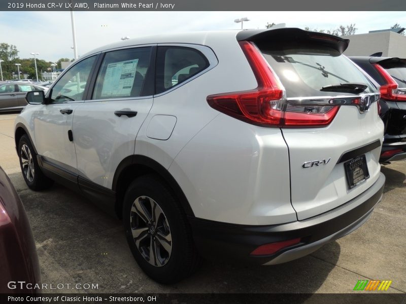 Platinum White Pearl / Ivory 2019 Honda CR-V LX AWD