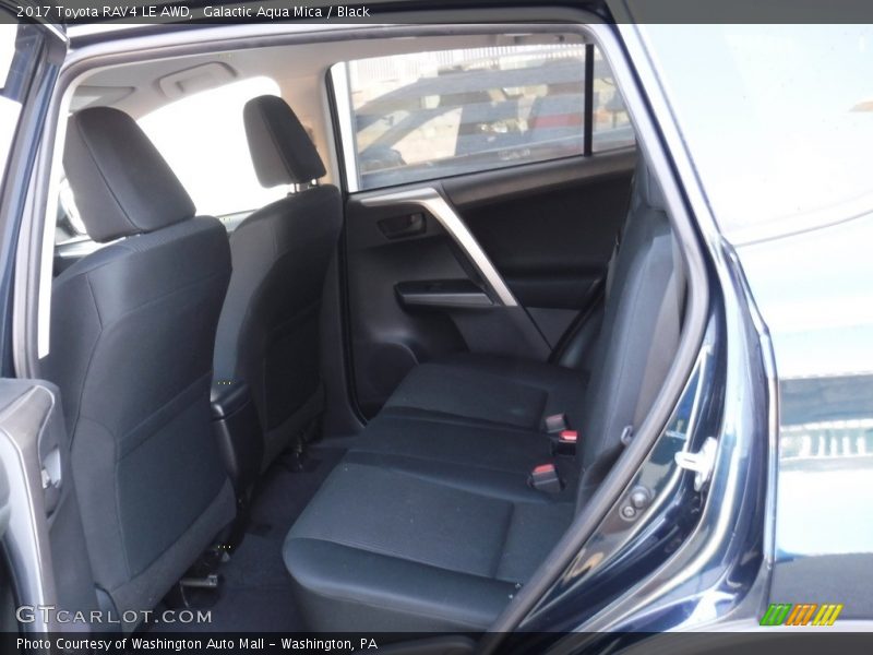 Galactic Aqua Mica / Black 2017 Toyota RAV4 LE AWD