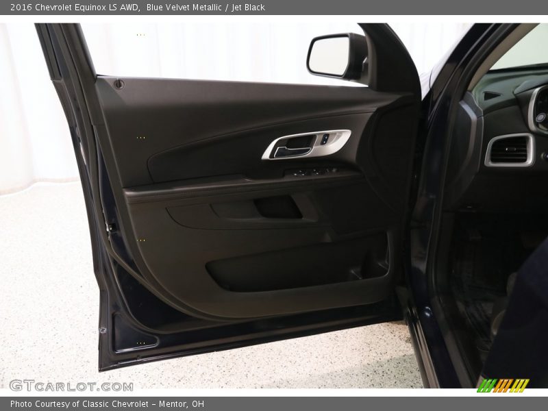 Blue Velvet Metallic / Jet Black 2016 Chevrolet Equinox LS AWD