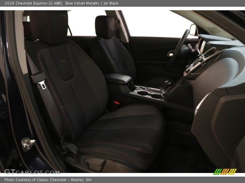 Blue Velvet Metallic / Jet Black 2016 Chevrolet Equinox LS AWD