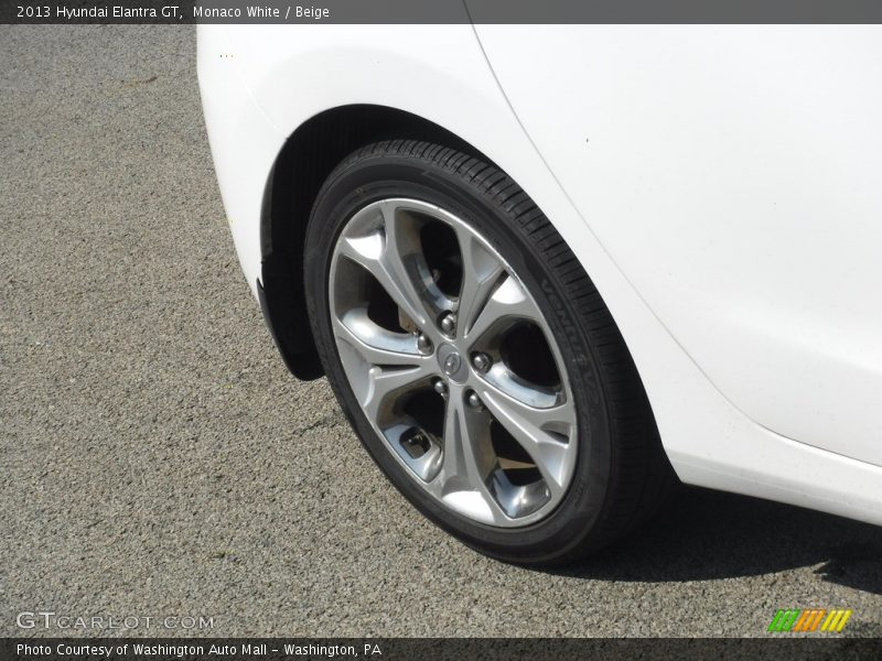 Monaco White / Beige 2013 Hyundai Elantra GT