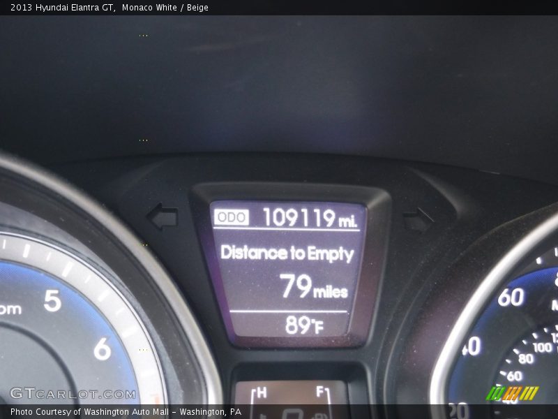 Monaco White / Beige 2013 Hyundai Elantra GT