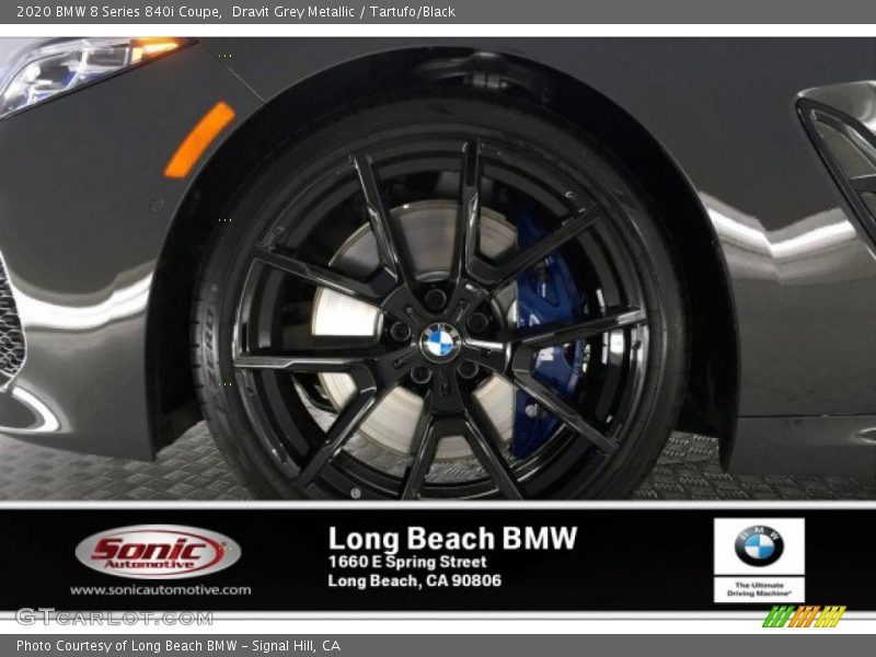 Dravit Grey Metallic / Tartufo/Black 2020 BMW 8 Series 840i Coupe