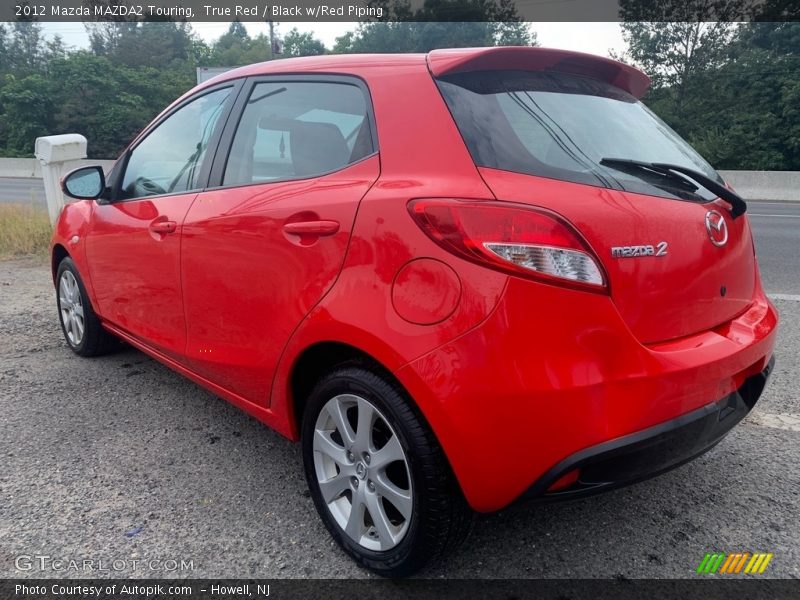 True Red / Black w/Red Piping 2012 Mazda MAZDA2 Touring
