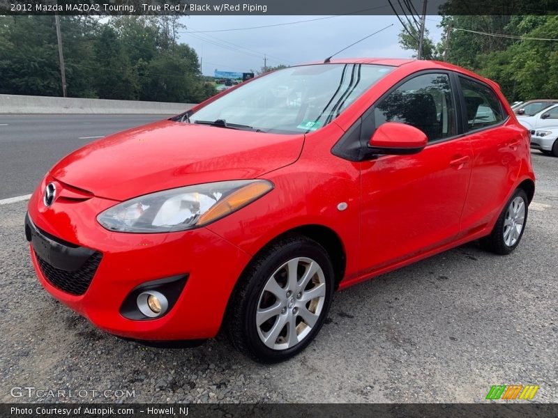 True Red / Black w/Red Piping 2012 Mazda MAZDA2 Touring