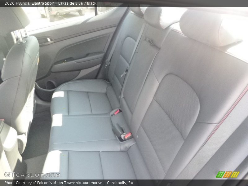 Lakeside Blue / Black 2020 Hyundai Elantra Sport