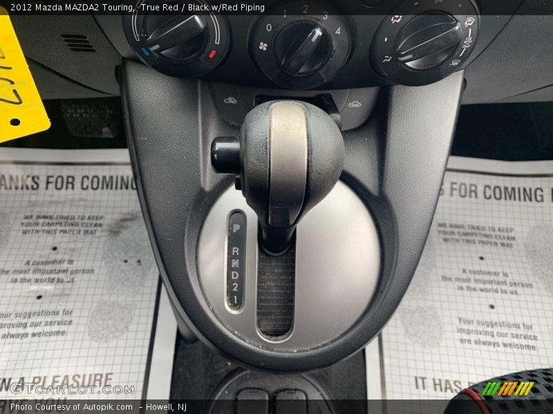 True Red / Black w/Red Piping 2012 Mazda MAZDA2 Touring