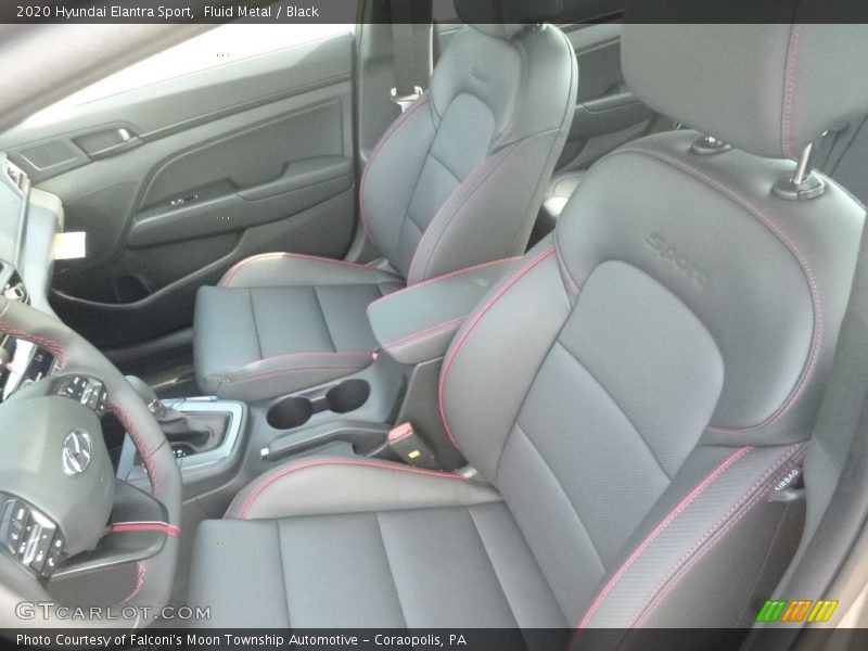 Fluid Metal / Black 2020 Hyundai Elantra Sport