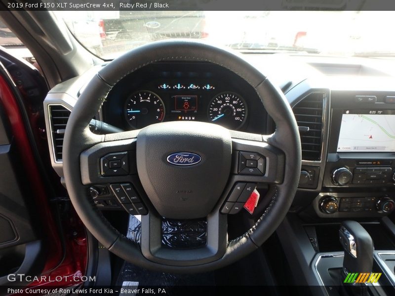 Ruby Red / Black 2019 Ford F150 XLT SuperCrew 4x4