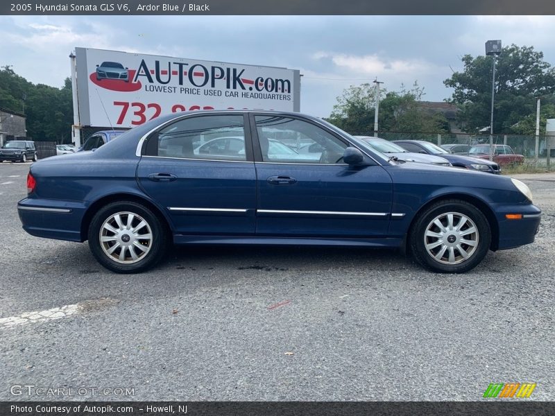 Ardor Blue / Black 2005 Hyundai Sonata GLS V6