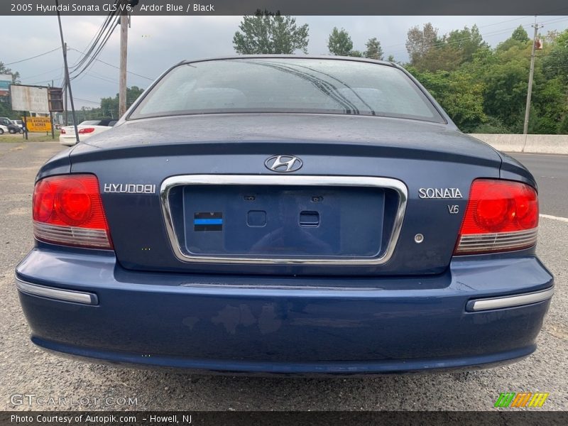 Ardor Blue / Black 2005 Hyundai Sonata GLS V6