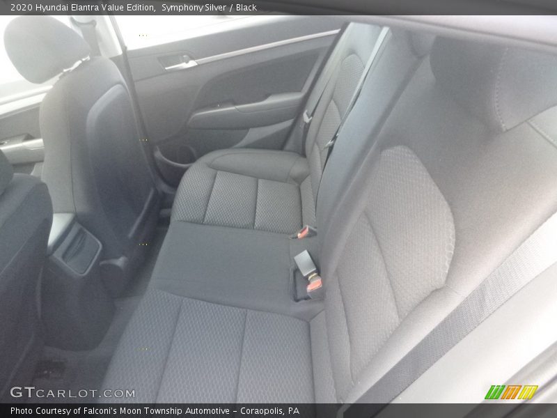 Symphony Silver / Black 2020 Hyundai Elantra Value Edition