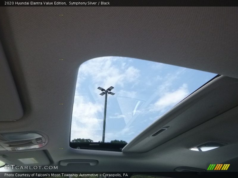Symphony Silver / Black 2020 Hyundai Elantra Value Edition