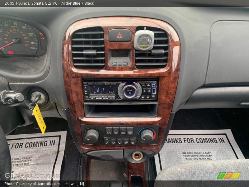 Ardor Blue / Black 2005 Hyundai Sonata GLS V6