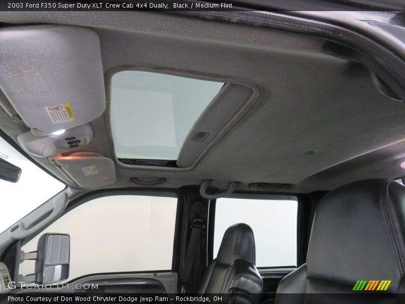 Black / Medium Flint 2003 Ford F350 Super Duty XLT Crew Cab 4x4 Dually