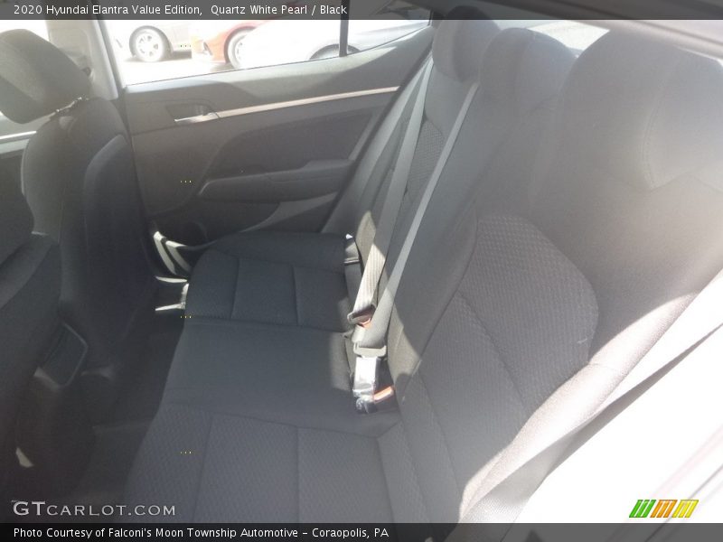Quartz White Pearl / Black 2020 Hyundai Elantra Value Edition