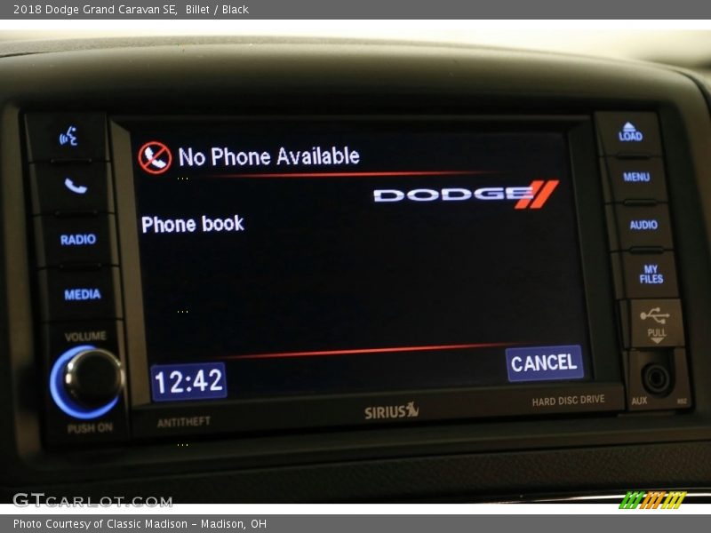 Billet / Black 2018 Dodge Grand Caravan SE