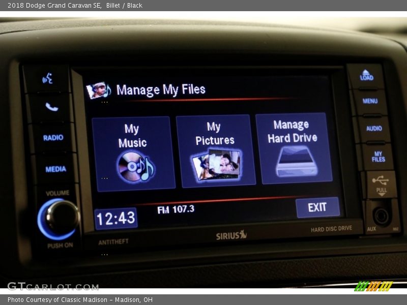 Billet / Black 2018 Dodge Grand Caravan SE
