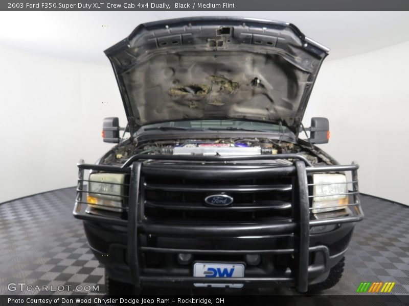 Black / Medium Flint 2003 Ford F350 Super Duty XLT Crew Cab 4x4 Dually