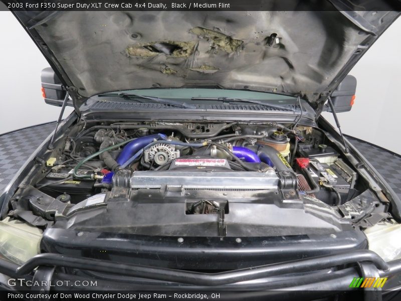 Black / Medium Flint 2003 Ford F350 Super Duty XLT Crew Cab 4x4 Dually