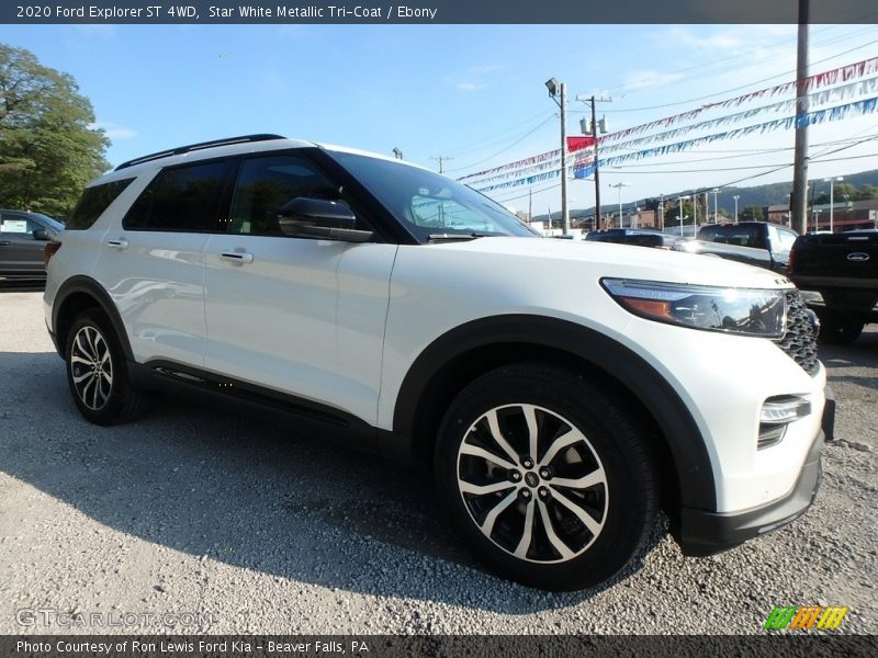  2020 Explorer ST 4WD Star White Metallic Tri-Coat